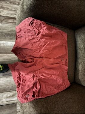 Old Navy Men's Red Cargo Shorts